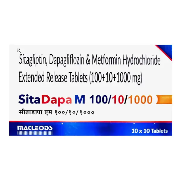 Sitadapa M 100/10/1000 Tablet ER